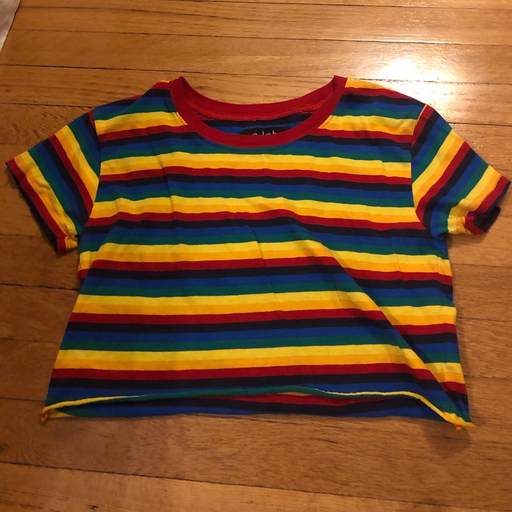 Rainbow Crop Top 🌈